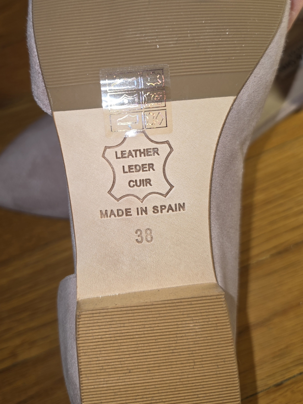 Sargasso & Grey Indy Pink Suede Flats 7.5 Wide - Picture 6 of 6